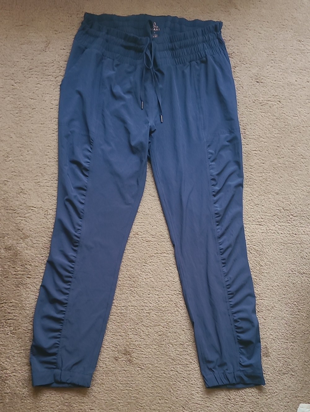Prana Blue Track Joggers